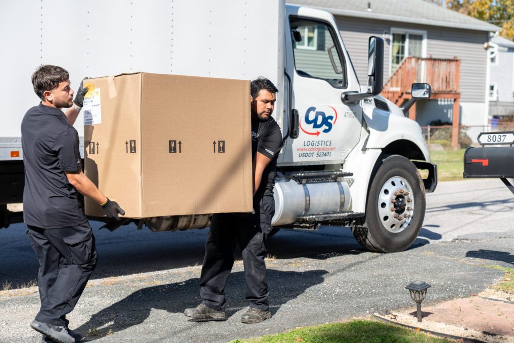 CDS Logistics delivery operations using Vision Suite technology for real-time tracking